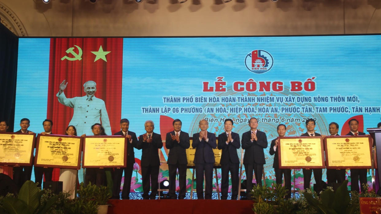 Thành phố Biên Hòa hoàn thành xây dựng nông thôn mới 