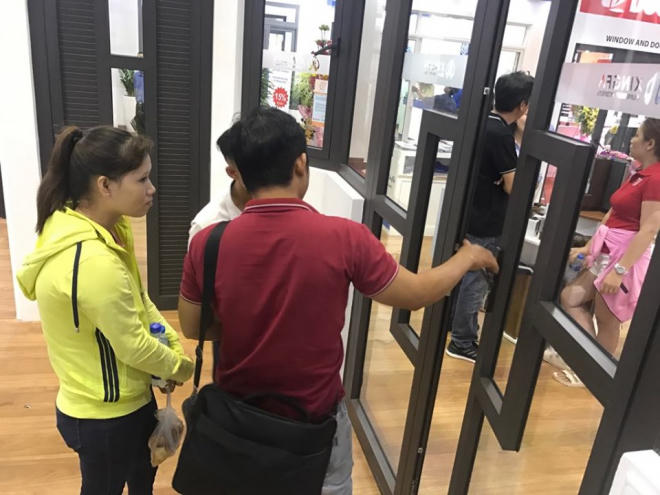 Aseanwindow đưa phụ kiện cửa 3H đến triển lãm Vietbuild 2019 - Ảnh 2