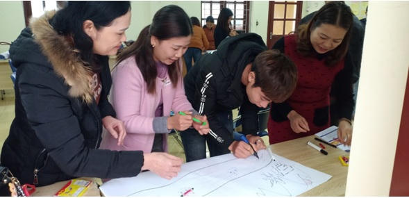 Tập huấn cho giáo viên và tổ chức lớp học cho học sinh tại Lạng Sơn, Quảng Nam và Bến Tre