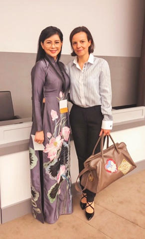 Tổng giám đốc IPPG – bà Lê Hồng Thủy Tiên làm diễn giả tại Hội nghị Thượng đỉnh Phụ nữ Toàn cầu năm 2019