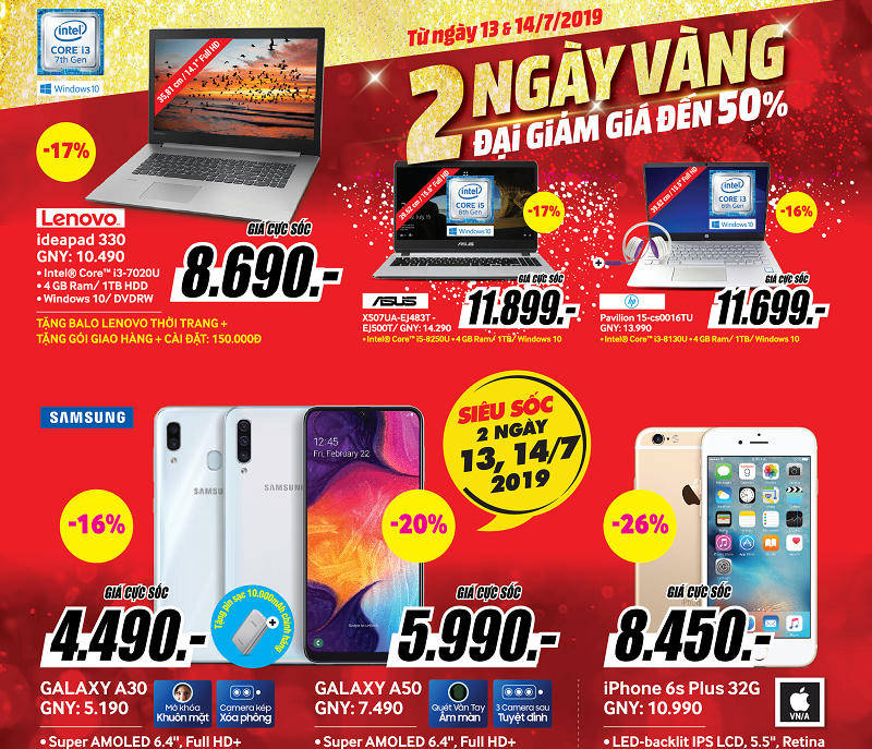 2 Ngày vàng đại giảm giá – TV LED 32’’ giá chỉ 1,99 triệu