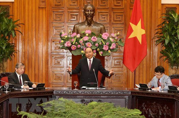 Thủ tướng Nguyễn Xuân Phúc tiếp đoàn doanh nghiệp Singapore