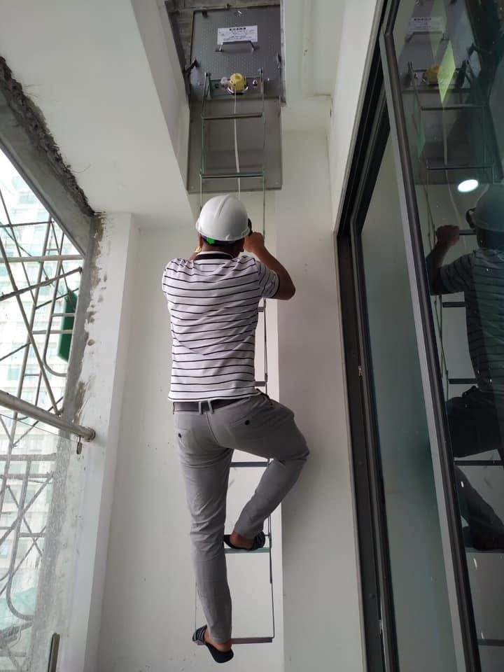 Người dân chung cư quan tâm tới hệ thống thoát hiểm