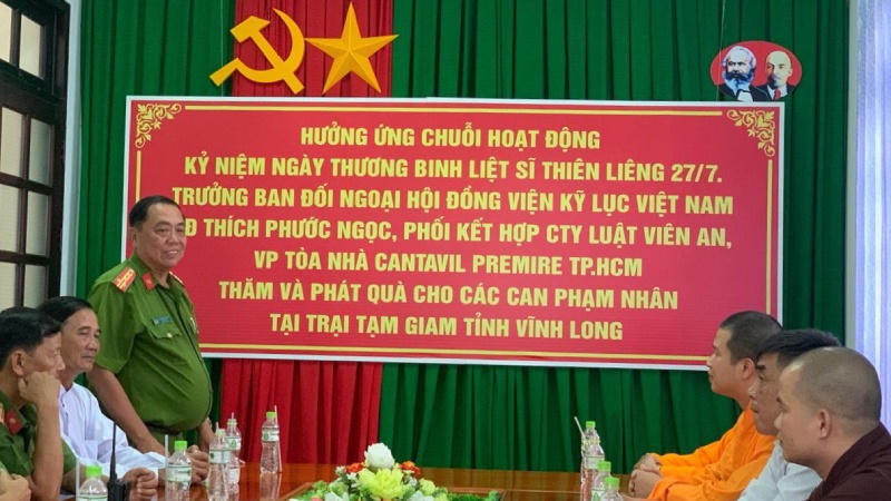 Đoàn từ thiện Sư thầy Thích Phước Ngọc cùng Công Ty Luật Viên An trao quà tình nghĩa nhân ngày 27/7