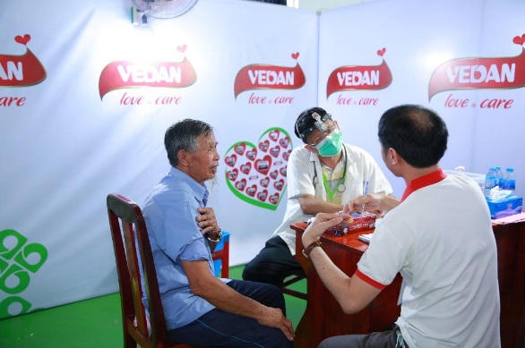 Những khoảnh khắc ý nghĩa trong chương trình khám bệnh từ thiện lần 8 do Vedan Việt Nam tổ chức