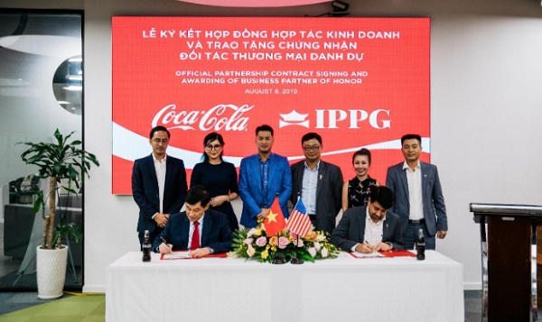 IPPG và Coca-Cola Việt Nam ký kết thỏa thuận hợp tác kinh doanh