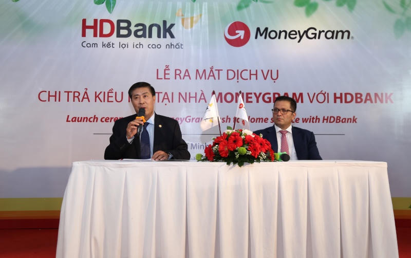 HDBank và MoneyGram hợp tác triển khai dịch vụ chi trả kiều hối tại nhà