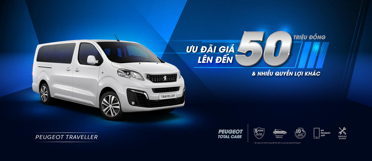 Peugeot ưu đãi giá lên đến 50 triệu và nhiều quyền lợi hấp dẫn khác