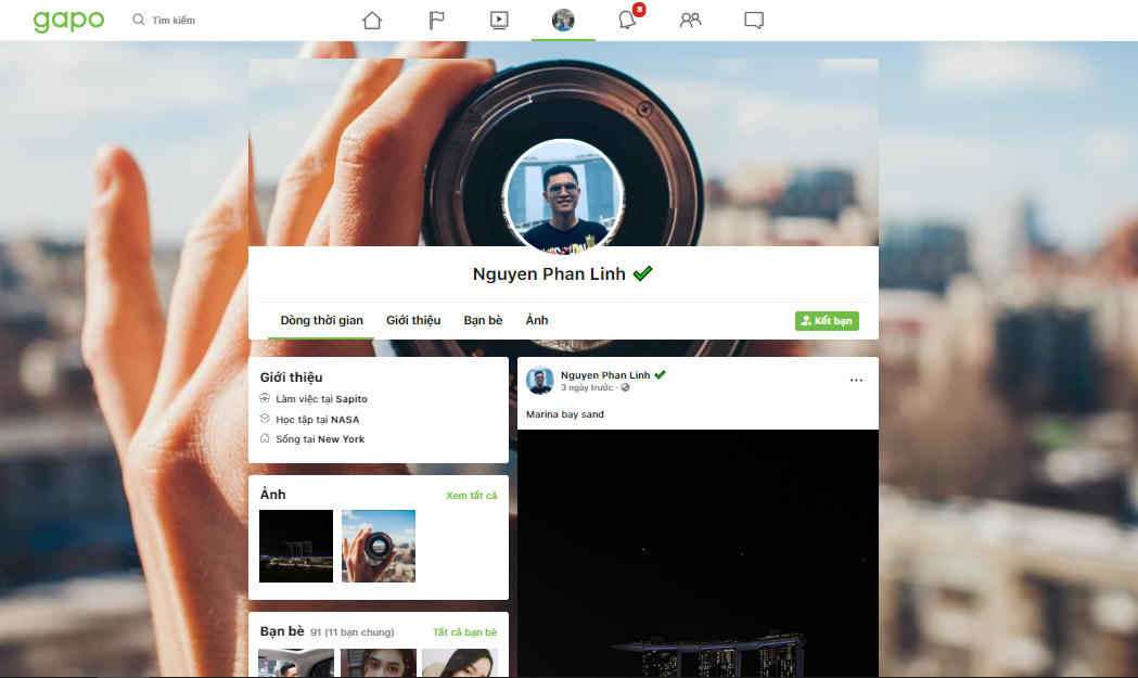 Mạng xã hội Gapo cán mốc 2 triệu người dùng