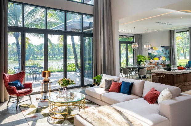 Mảng xanh đắt giá của biệt thự đảo Ecopark Grand - The Island