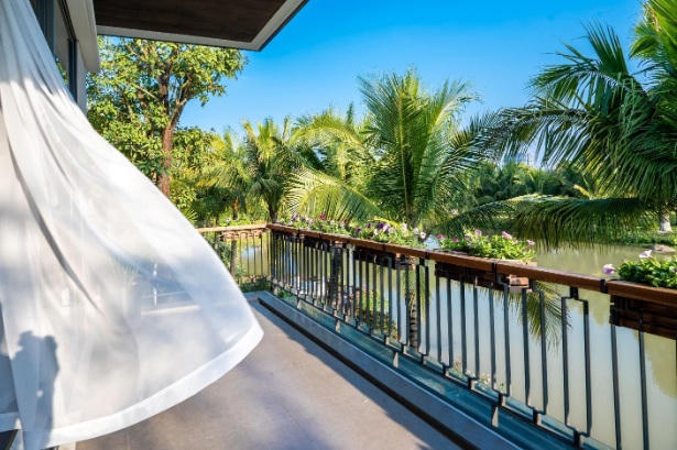 Mảng xanh đắt giá của biệt thự đảo Ecopark Grand - The Island