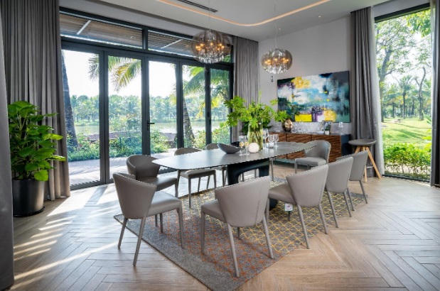 Mảng xanh đắt giá của biệt thự đảo Ecopark Grand - The Island