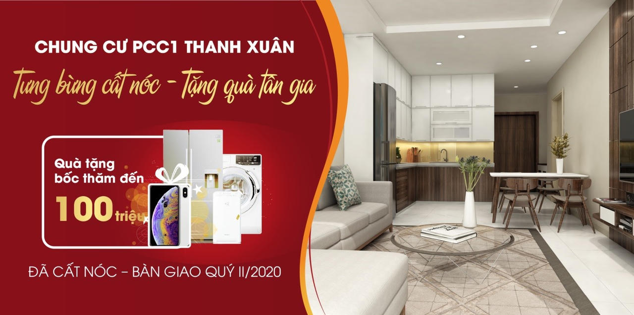 Tưng bừng cất nóc – tặng quà tân gia tại PCC1 Thanh Xuân
