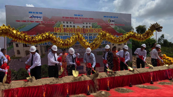 KBC tài trợ kinh phí 90 tỷ đồng xây dựng trường học - Ảnh 3