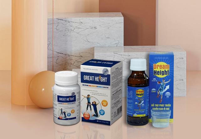 Great Height thực phẩm hỗ trợ tăng chiều cao của trẻ