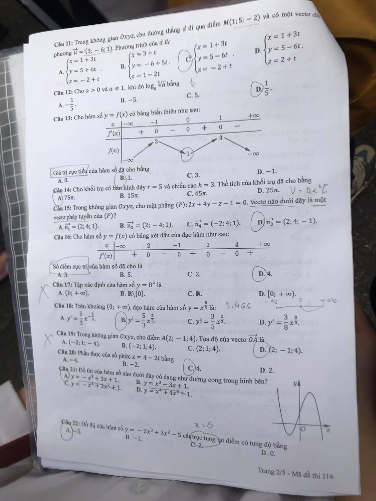 Cập nhật đề thi và đáp án môn Toán tốt nghiệp THPT năm 2021