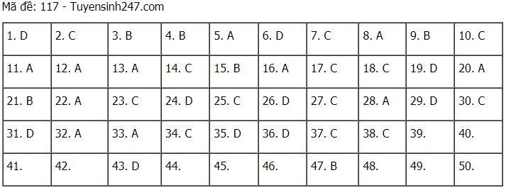 Cập nhật đề thi và đáp án môn Toán tốt nghiệp THPT năm 2021
