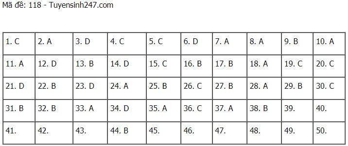 Cập nhật đề thi và đáp án môn Toán tốt nghiệp THPT năm 2021