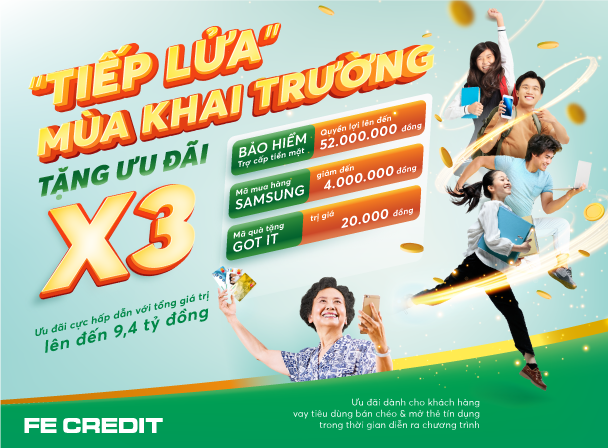 Khai trường đầy hứng khởi cùng FE CREDIT