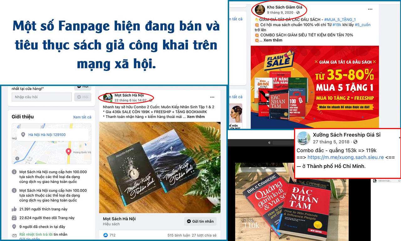 Xin đừng “tiếp tay” cho sách giả