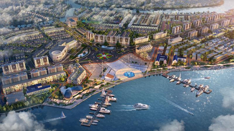 Nhà phố đa công năng - Không gian sống sang lại kinh doanh tốt tại Aqua City