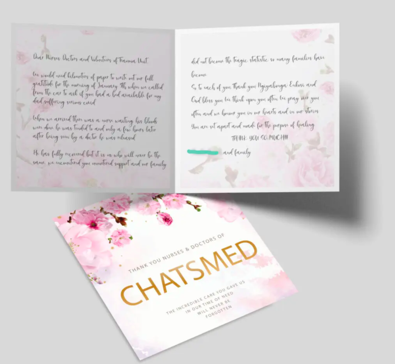 Muôn kiểu “cảm ơn” các y, bác sĩ từ cộng đồng quốc tế