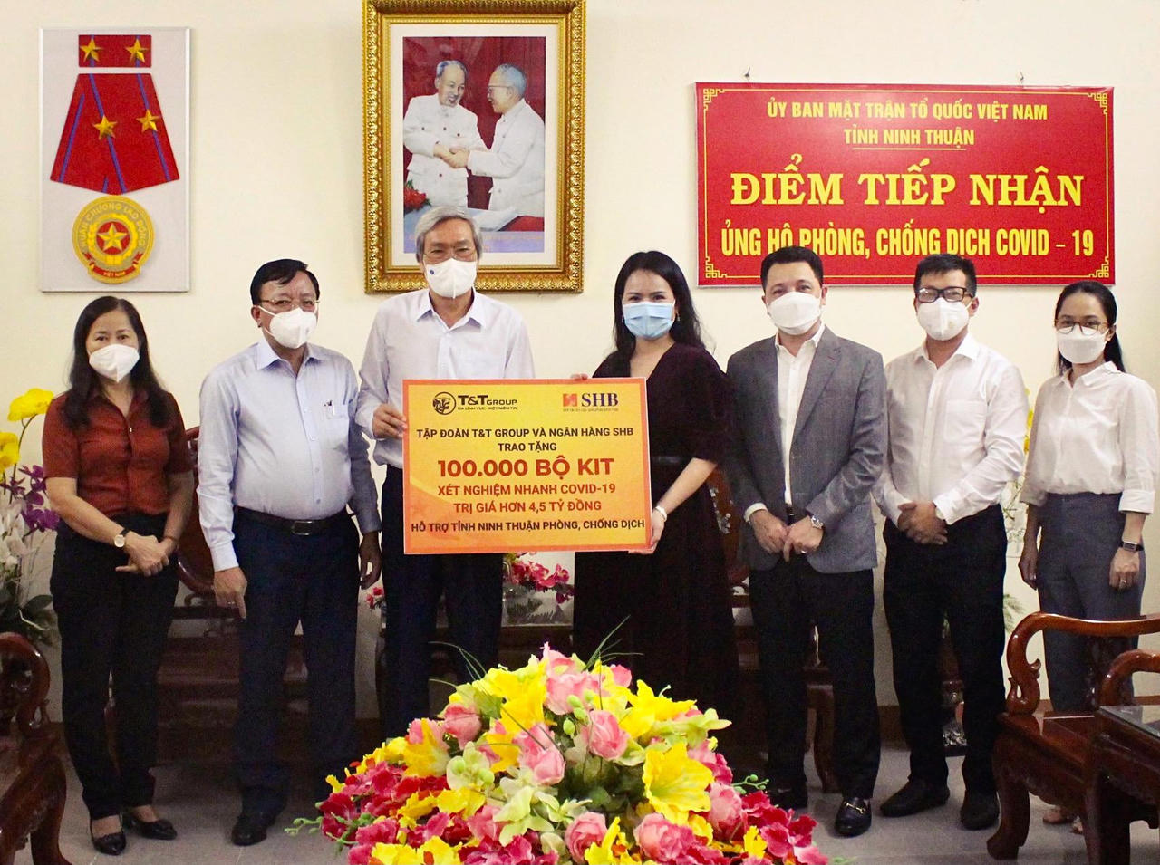 T&T Group và SHB hỗ trợ gần 30 tỷ đồng giúp Ninh Thuận và Đồng Nai chống dịch