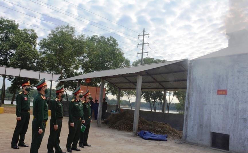 Đua tài “Doanh trại chính quy, xanh, sạch, đẹp”