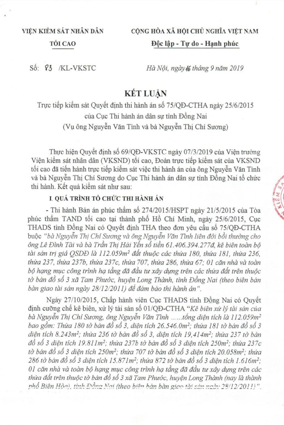 Vụ án liên quan dự án KDC Tam Phước: Hơn 200 bị hại kỳ vọng sau quyết định của TANDTC