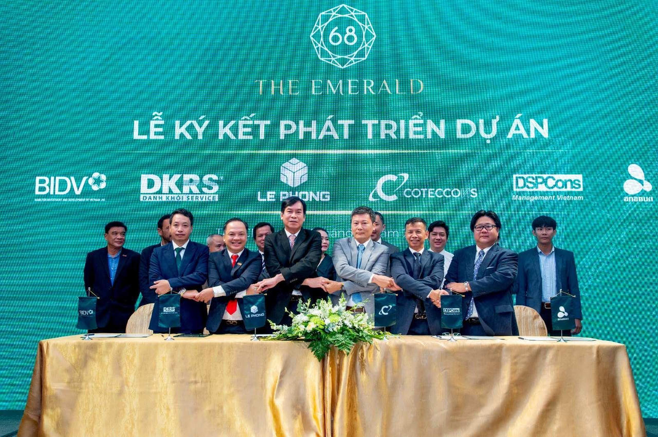 Tập đoàn Lê Phong ký kết với nhiều đối tác lớn để phát triển dự án The Emerald 68