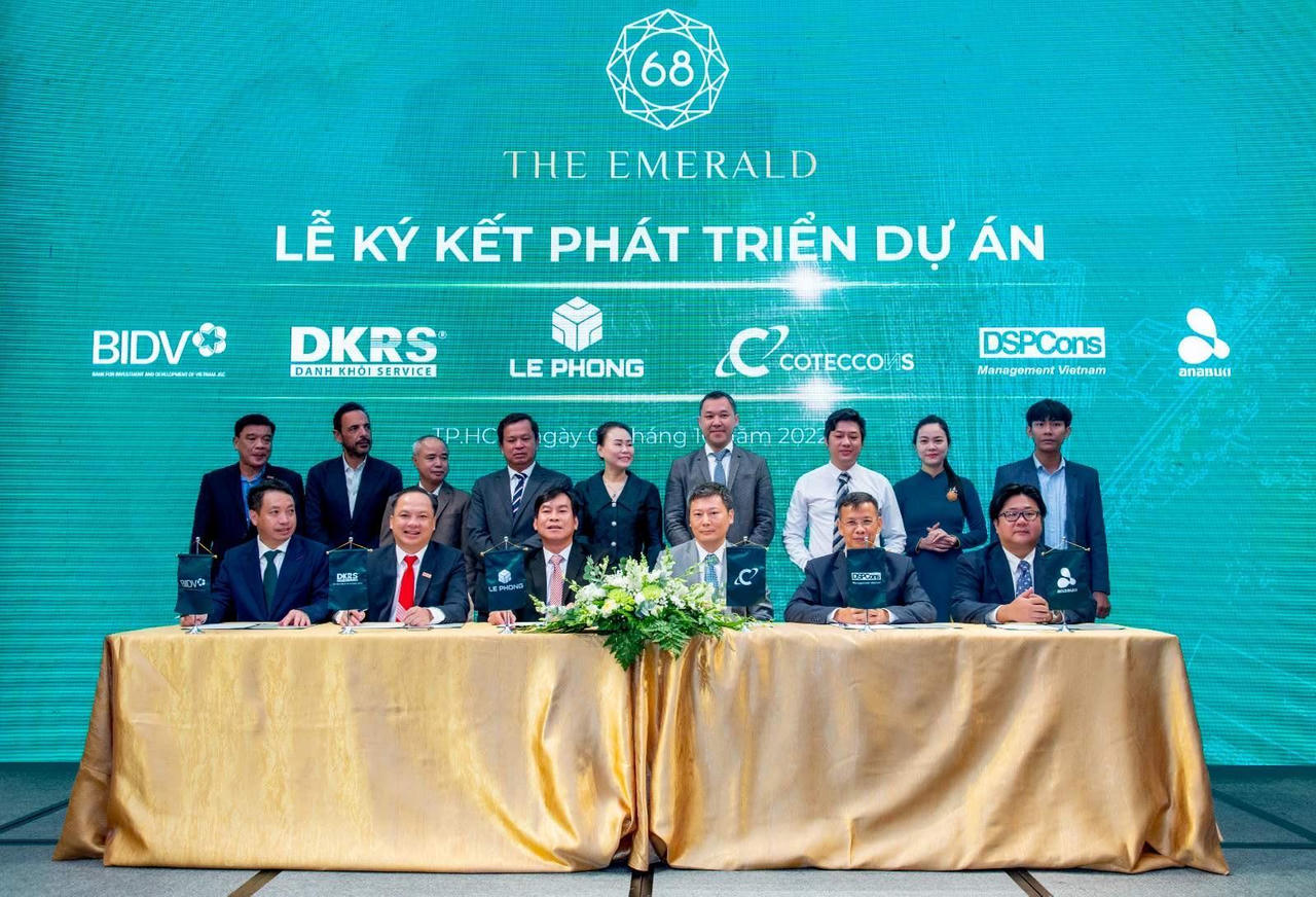 Tập đoàn Lê Phong ký kết với nhiều đối tác lớn để phát triển dự án The Emerald 68