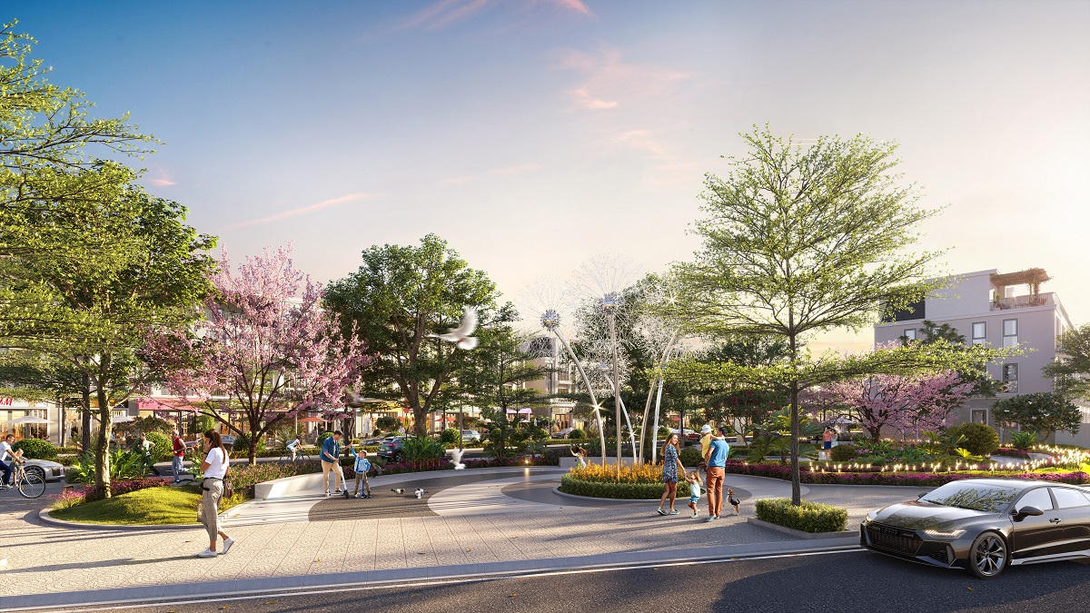 Xuất hiện 'phố Tây' tại Đức Hòa, Long An