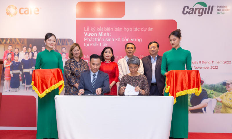 Cargill và CARE International hợp tác phát triển nông nghiệp bền vững