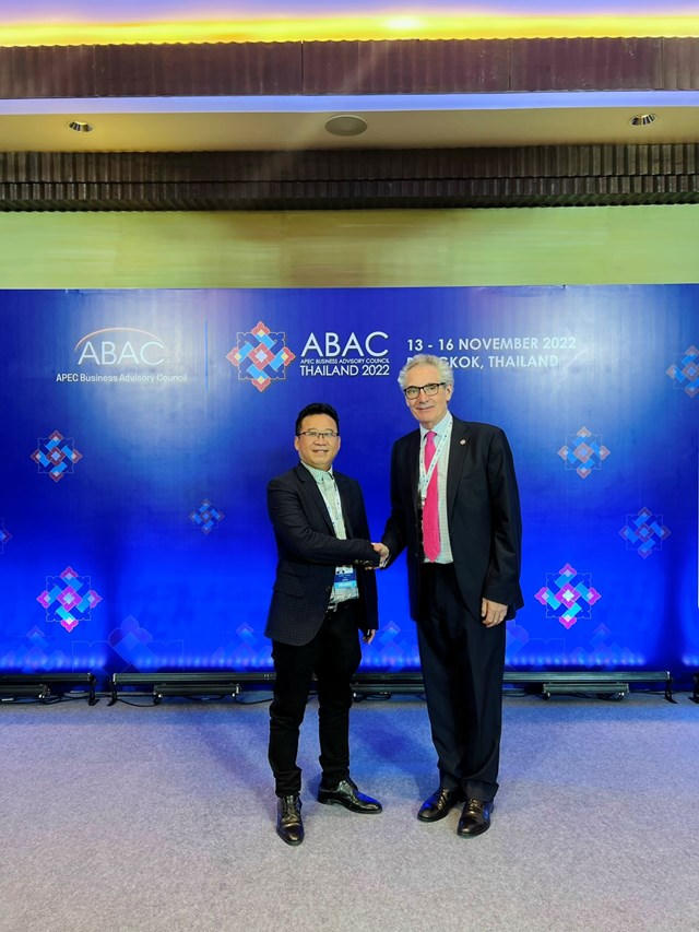 Chủ tịch HĐQT KBC Đặng Thành Tâm tham dự tuần lễ cấp cao Apec lần thứ 29 tại Bangkok, Thái Lan