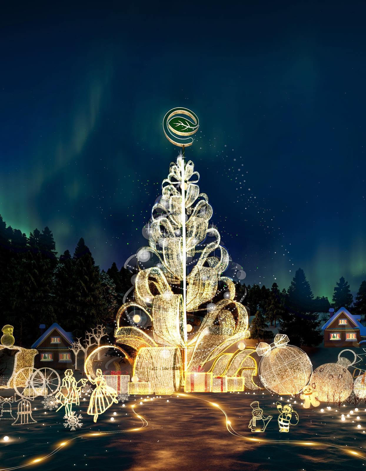 Check-in làng cổ tích ánh sáng thần kỳ tại khu đô thị Ecopark