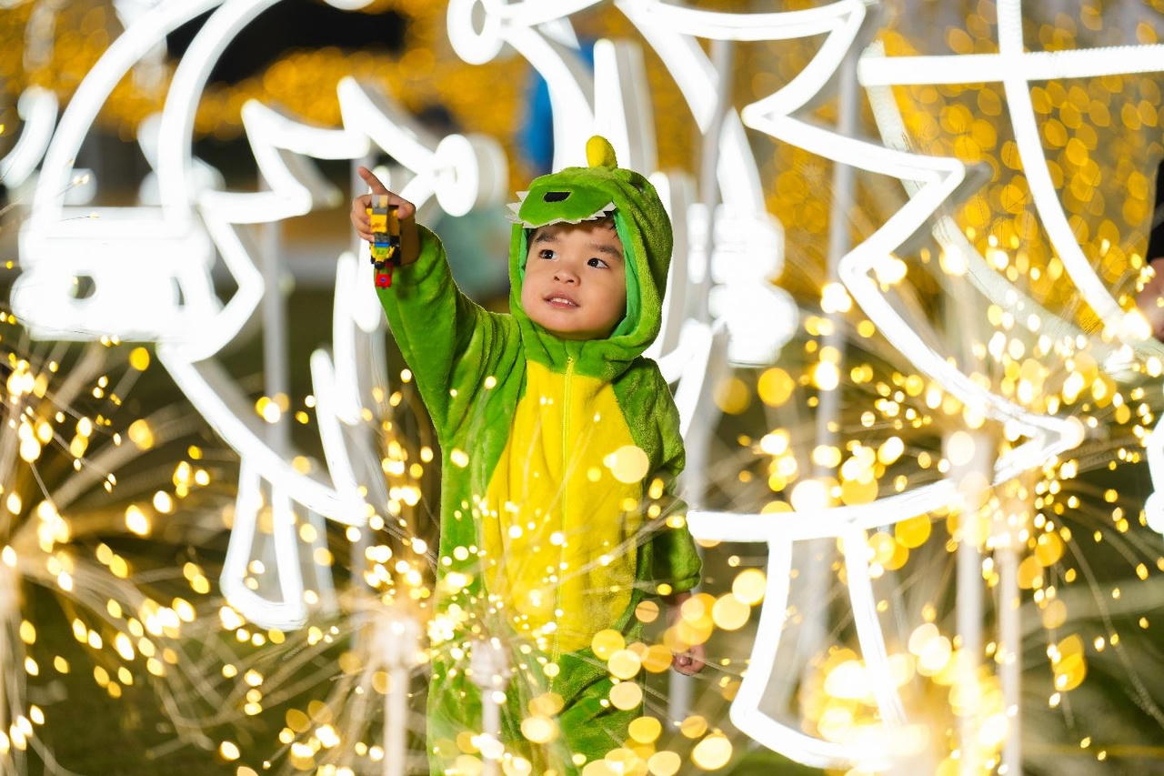 Check-in làng cổ tích ánh sáng thần kỳ tại khu đô thị Ecopark