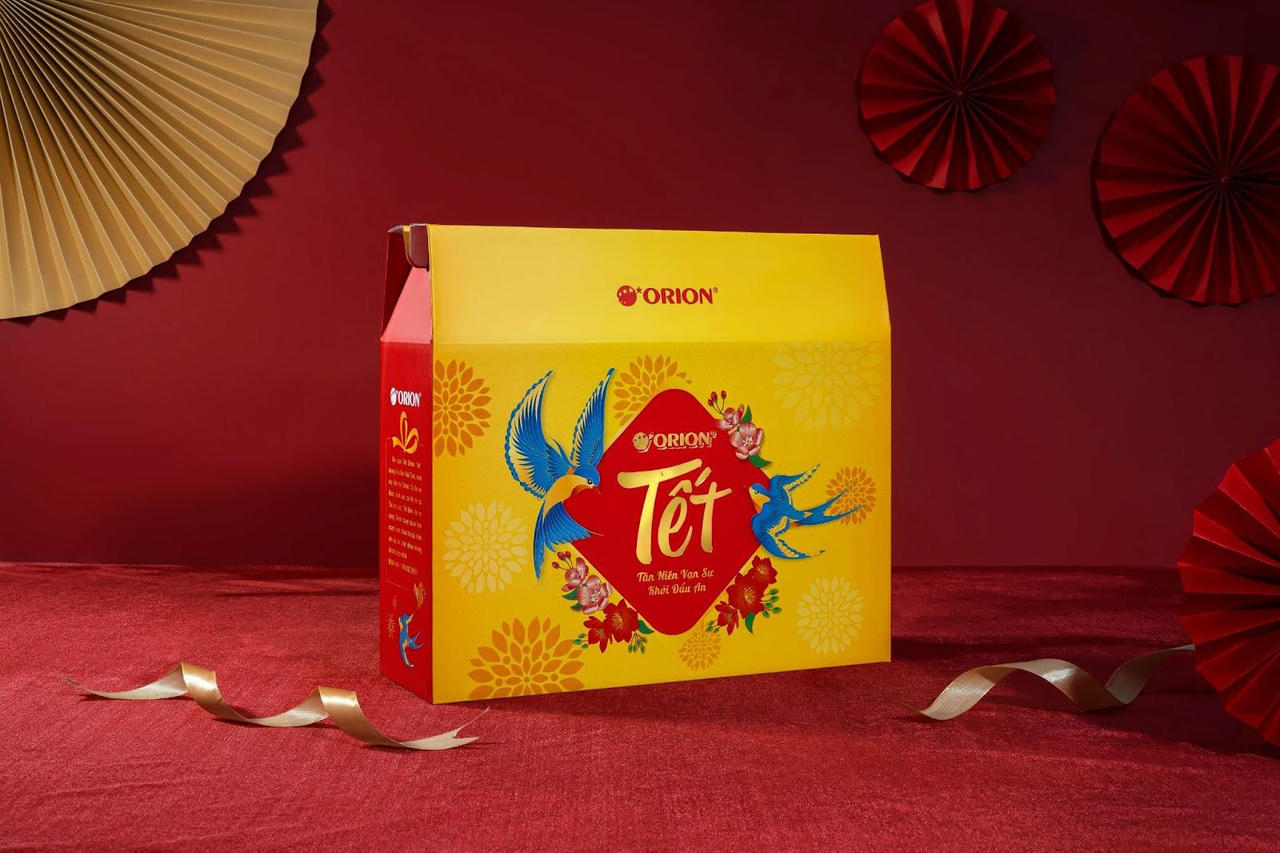 Orion đẩy mạnh chiến dịch Tết với hộp quà tặng đa dạng, đầy ý nghĩa