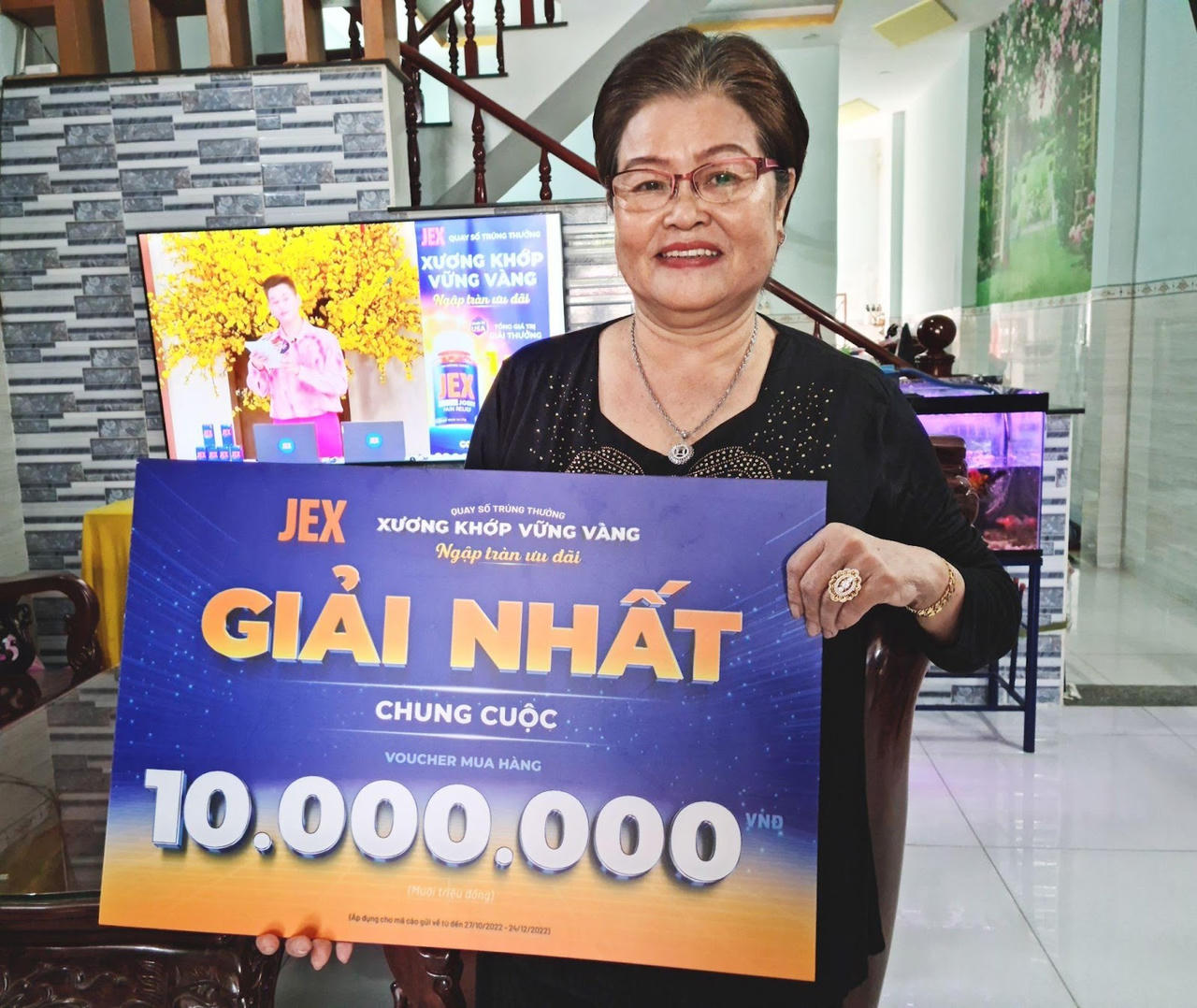 2.900 khách hàng đã trúng thưởng trong chương trình quay số nhãn hàng JEX