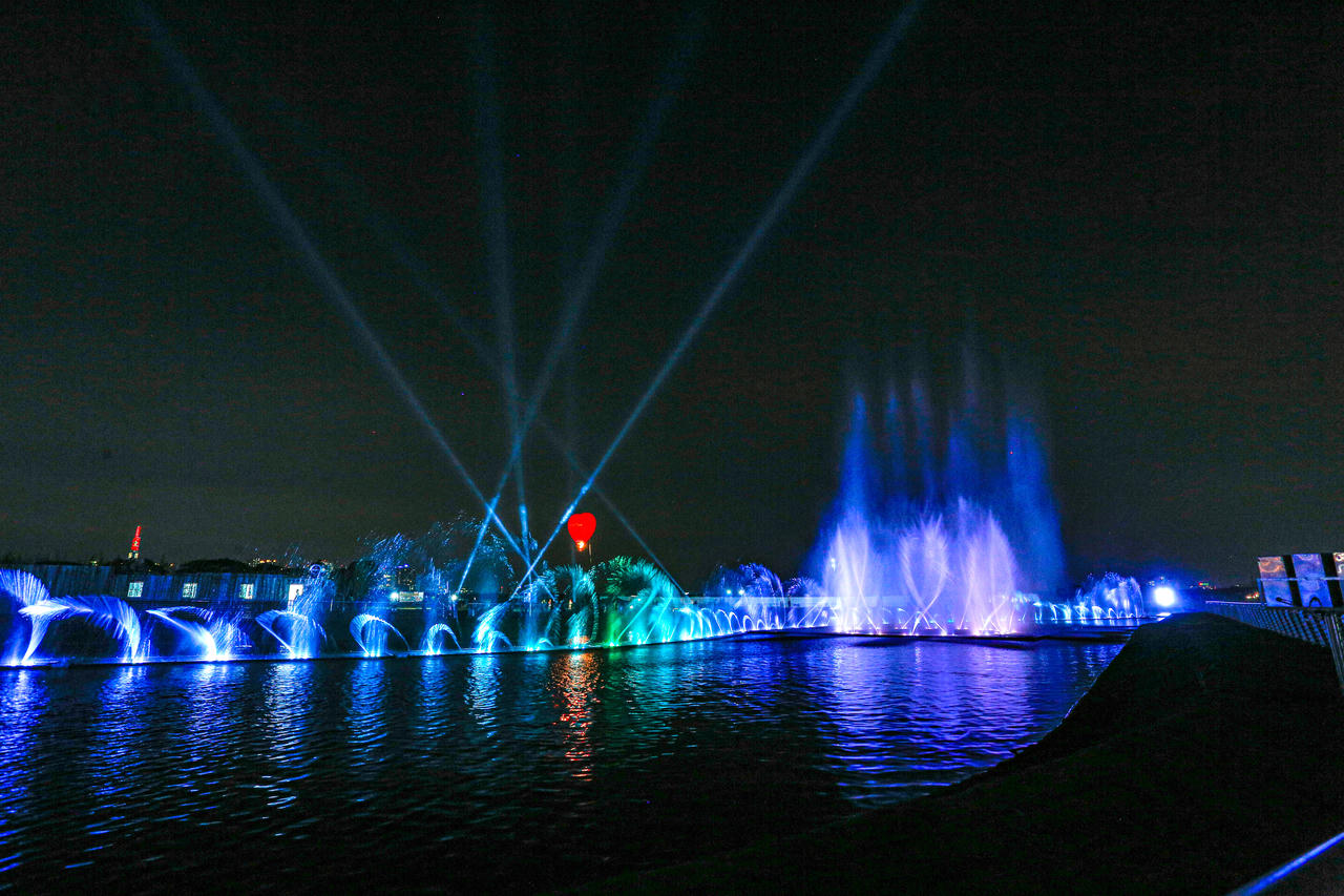 Hoàn thành giai đoạn 1 khu nhạc nước tại The Global City