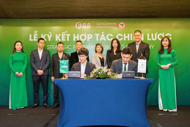 F88 hợp tác chiến lược với Ngân hàng Đại chúng TNHH KASIKORNBANK