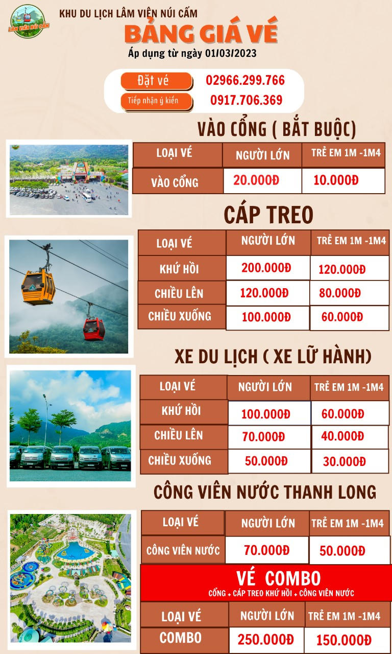 Cáp treo Núi Cấm giảm sốc giá vé, đông nghịt du khách đổ về