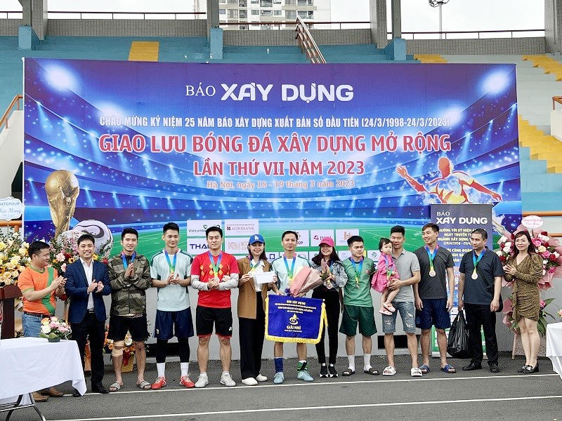 BAT Group vô địch Giao lưu bóng đá Xây dựng mở rộng lần thứ VII năm 2023