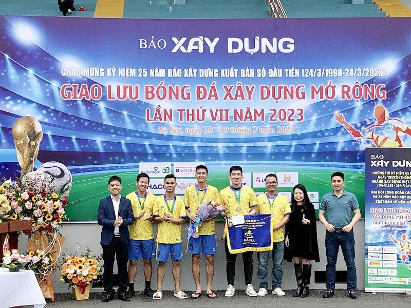 BAT Group vô địch Giao lưu bóng đá Xây dựng mở rộng lần thứ VII năm 2023