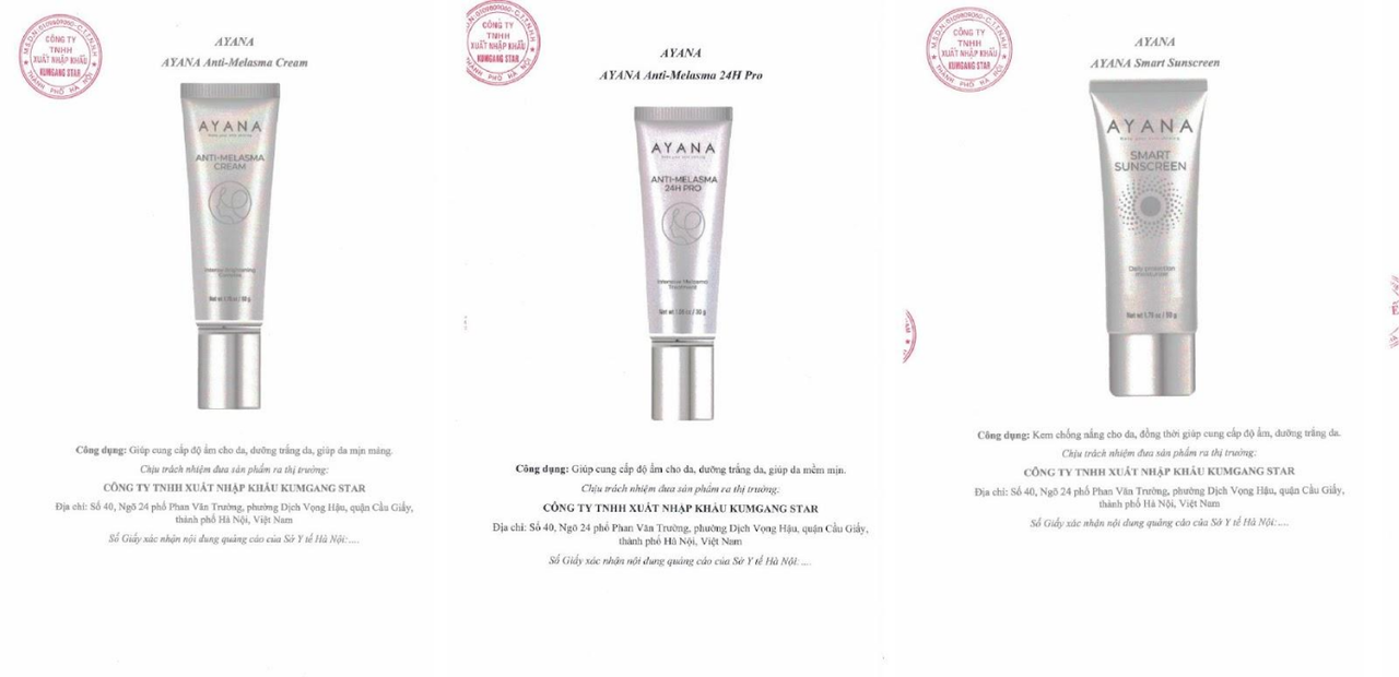 Kem AYANA giá bao nhiêu?