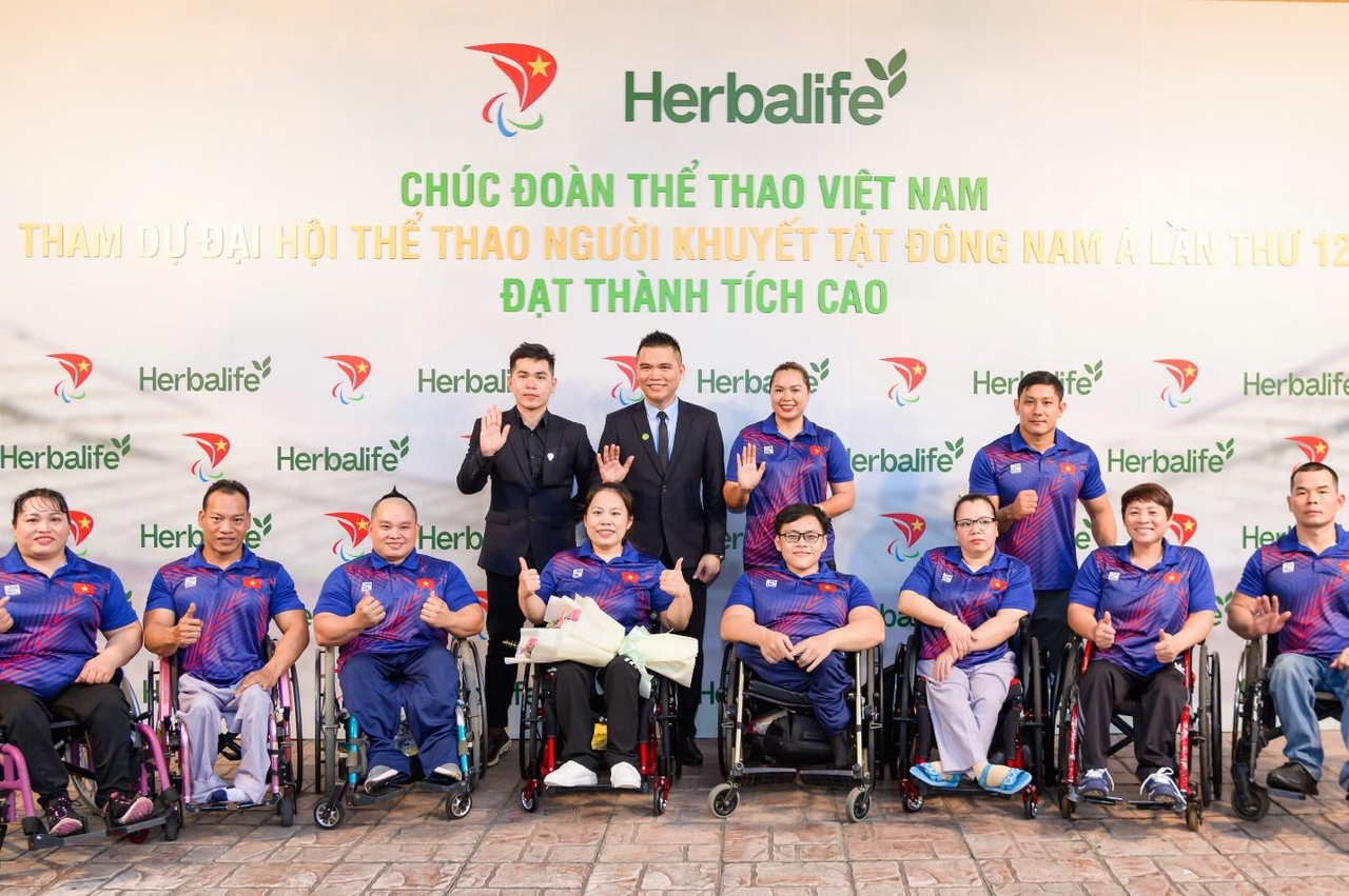 Herbalife Việt Nam đồng hành tổ chức Lễ Xuất Quân cho vận động viên tham dự ASEAN Para Games 2023