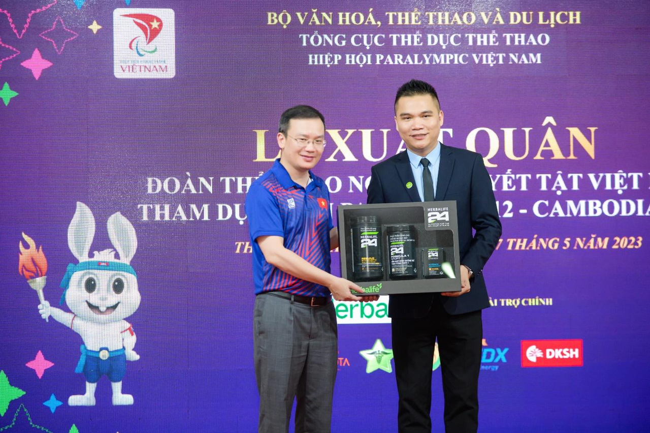 Herbalife Việt Nam đồng hành tổ chức Lễ Xuất Quân cho vận động viên tham dự ASEAN Para Games 2023