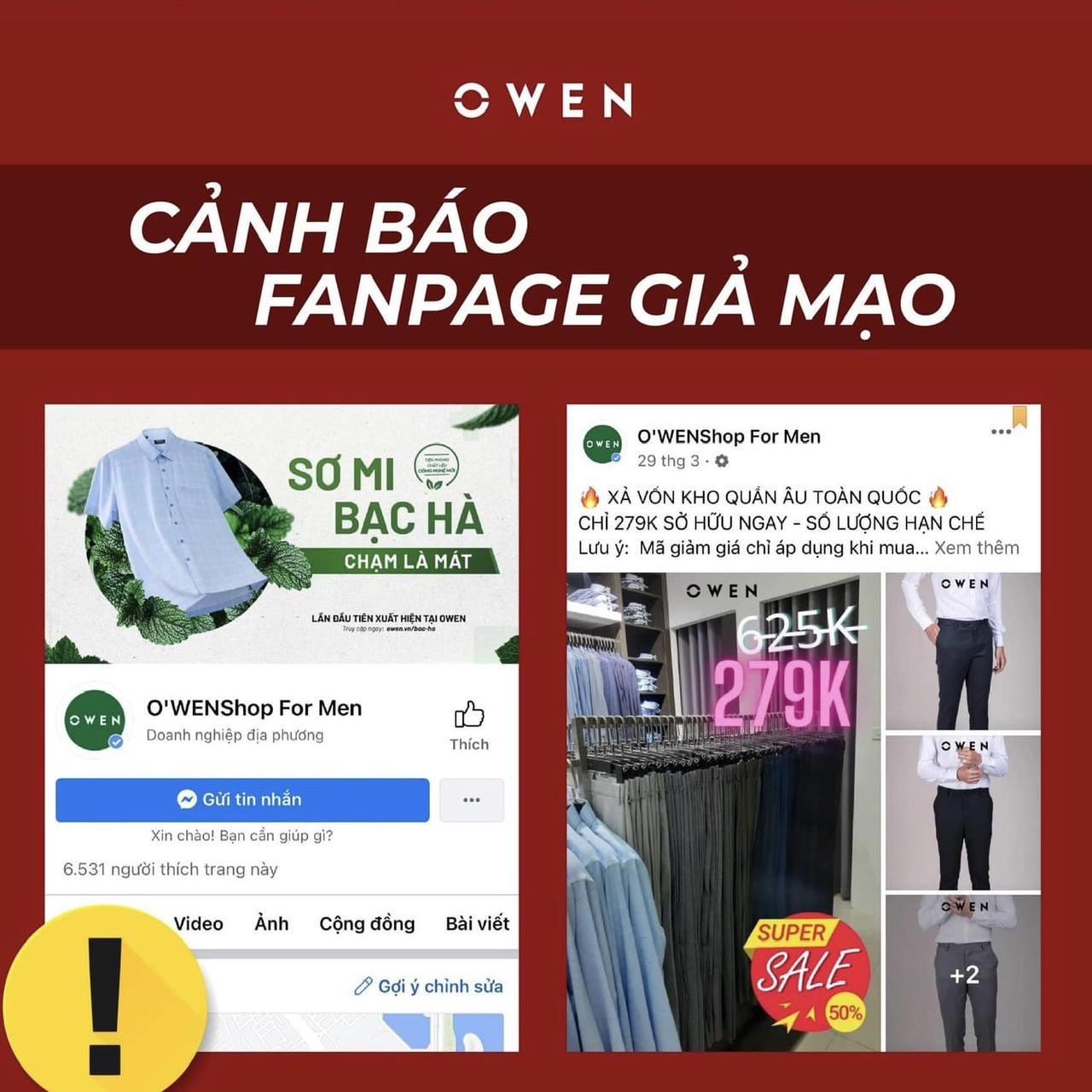 Mạo danh thương hiệu thời trang uy tín để bán hàng dởm trên mạng xã hội