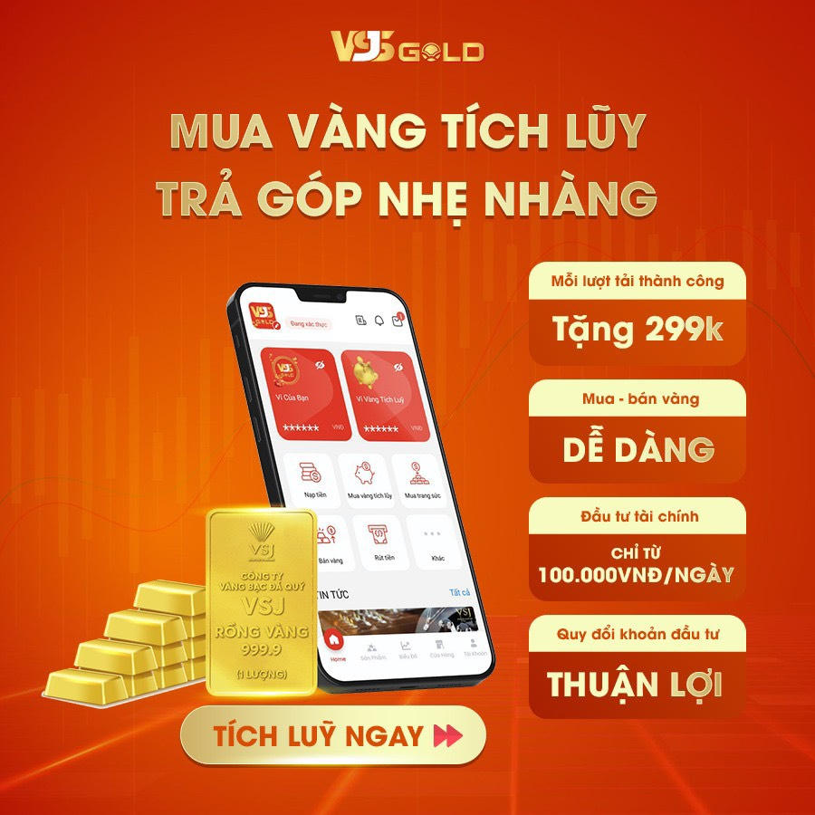 Ứng dụng mua vàng VSJ GOLD liên kết với OCB triển khai dịch vụ rút tiền nhanh