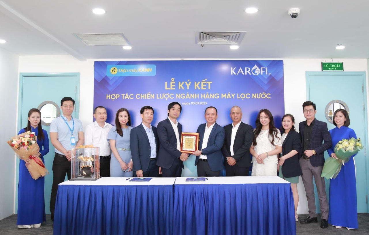 Karofi đẩy mạnh hợp tác chiến lược cùng Điện Máy Xanh
