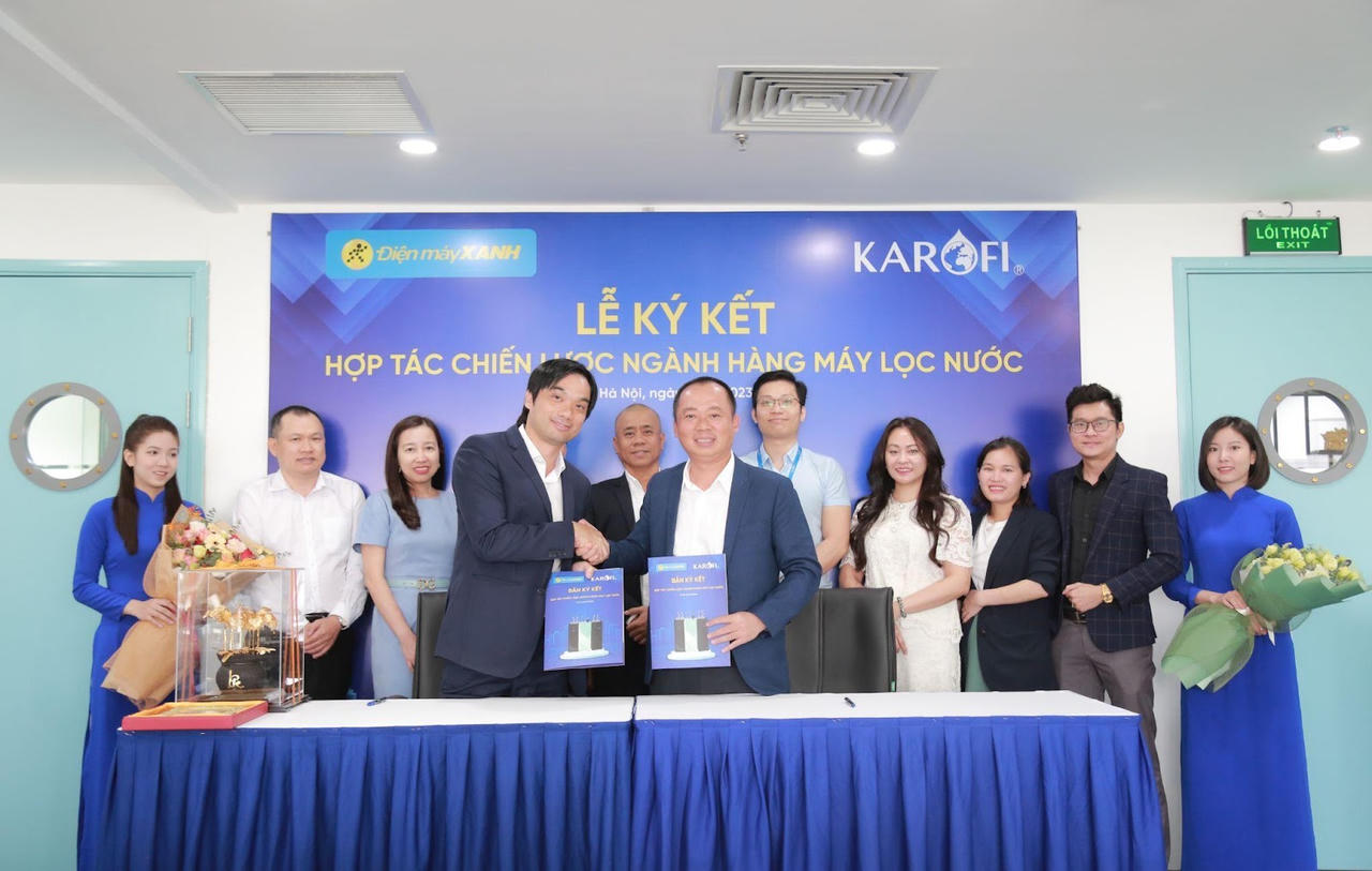 Karofi đẩy mạnh hợp tác chiến lược cùng Điện Máy Xanh